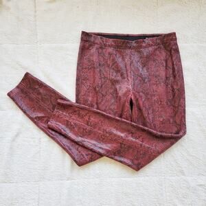 Blank NYC Snakeskin Print High Rise Leggings
